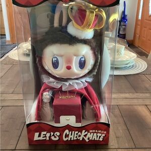 Pop Mart Red Checkered Box